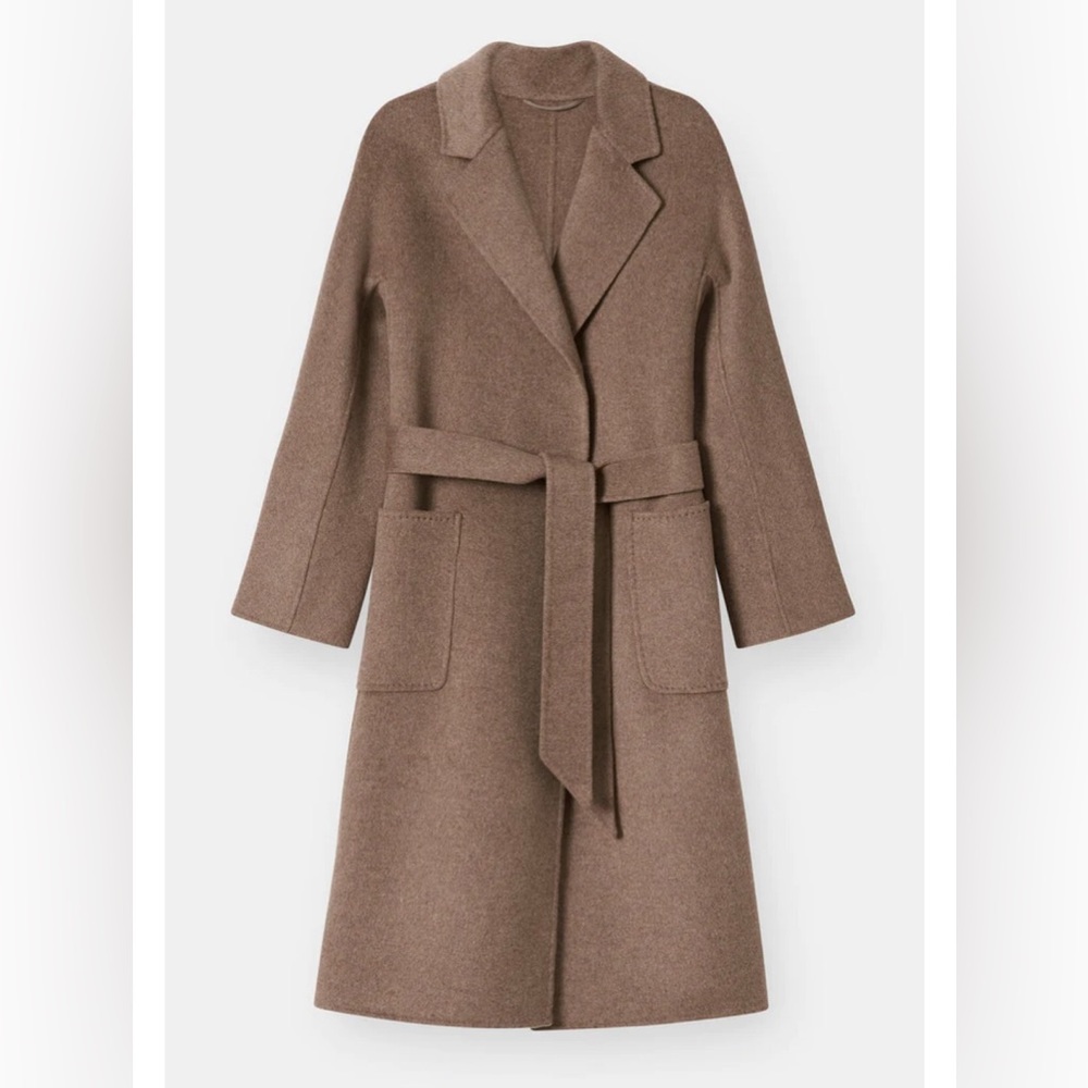 The Curated Classic Coat in Chocolate Melange